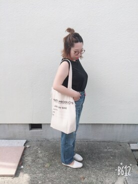 Maki Moritaさん（レディース・161cm）の夏コーディネート