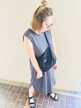 Maki Moritaさん（レディース・161cm）の夏コーディネート