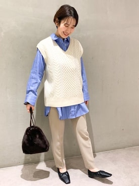 kumagai_cさん（レディース・158cm）の冬コーディネート