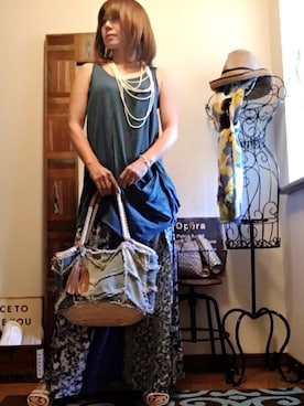 𝓮𝓽𝓼𝓾*さん（レディース・156cm）の夏コーディネート