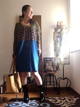 「SEE BY CHLOE（シーバイクロエ）のアイテム（ブーツ）」を使った、𝓮𝓽𝓼𝓾*さん（レディース・157cm）の春コーディネート
