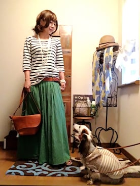 「アイテム（ウィッグ）」を使った、𝓮𝓽𝓼𝓾*さん（レディース・157cm・40代）の夏コーディネート