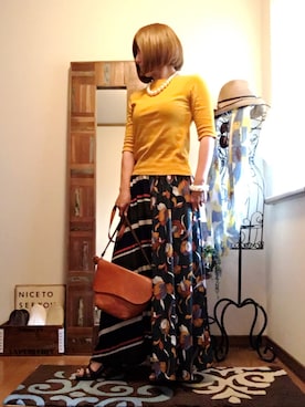 「アイテム（ウィッグ）」を使った、𝓮𝓽𝓼𝓾*さん（レディース・157cm・40代）の夏コーディネート