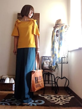 「アイテム（ウィッグ）」を使った、𝓮𝓽𝓼𝓾*さん（レディース・157cm・40代）の夏コーディネート