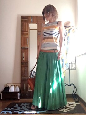 「アイテム（ウィッグ）」を使った、𝓮𝓽𝓼𝓾*さん（レディース・157cm・40代）の夏コーディネート