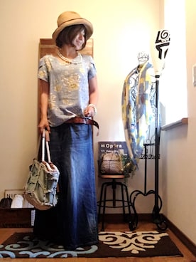 「アイテム（ウィッグ）」を使った、𝓮𝓽𝓼𝓾*さん（レディース・157cm・40代）の秋コーディネート