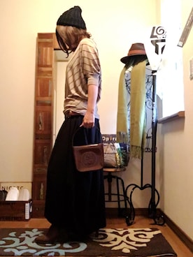 「アイテム（ウィッグ）」を使った、𝓮𝓽𝓼𝓾*さん（レディース・157cm・40代）の秋コーディネート
