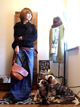 「アイテム（ウィッグ）」を使った、𝓮𝓽𝓼𝓾*さん（レディース・157cm・40代）の秋コーディネート