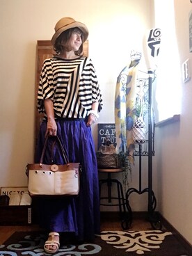 𝓮𝓽𝓼𝓾*さん（レディース・157cm）の春コーディネート