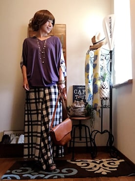 𝓮𝓽𝓼𝓾*さん(レディース・157cm)の夏コーディネート