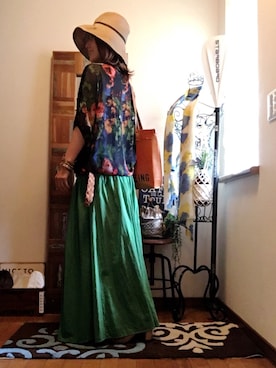 𝓮𝓽𝓼𝓾*さん(レディース・157cm)の夏コーディネート