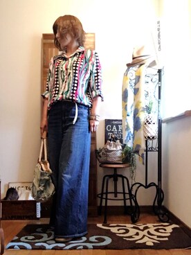 𝓮𝓽𝓼𝓾*さん（レディース・157cm）の夏コーディネート