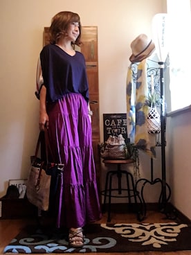 𝓮𝓽𝓼𝓾*さん（レディース・157cm）の夏コーディネート