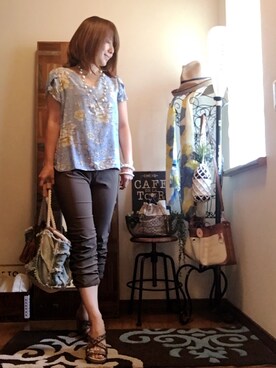 𝓮𝓽𝓼𝓾*さん(レディース・157cm)の夏コーディネート