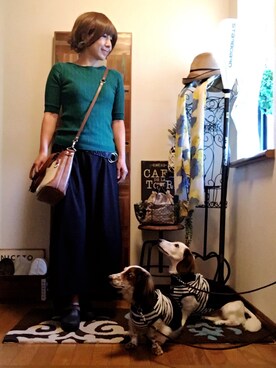 𝓮𝓽𝓼𝓾*さん（レディース・157cm）の秋コーディネート