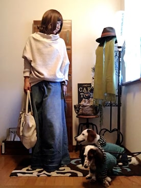 𝓮𝓽𝓼𝓾*さん（レディース・157cm）の秋コーディネート