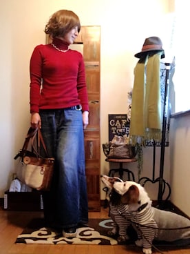 「FOREVER 21（フォーエバー トゥエンティーワン）のアイテム（スニーカー）」を使った、𝓮𝓽𝓼𝓾*さん（レディース・157cm）の秋コーディネート