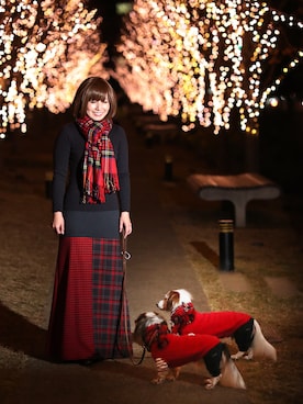 𝓮𝓽𝓼𝓾*さん（レディース・157cm）の冬コーディネート