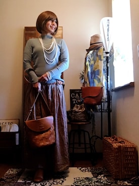 𝓮𝓽𝓼𝓾*さん（レディース・157cm）の春コーディネート