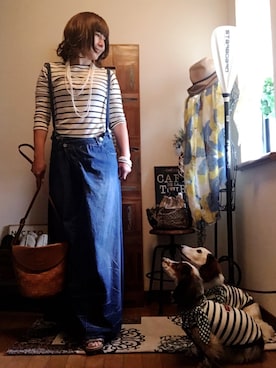 𝓮𝓽𝓼𝓾*さん（レディース・157cm）の春コーディネート