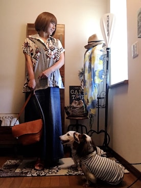 𝓮𝓽𝓼𝓾*さん（レディース・157cm）の夏コーディネート