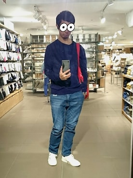 「DELFONICS（デルフォニックス）のアイテム」を使った、クラックス三世(梅味)さん（メンズ・170cm）の秋コーディネート