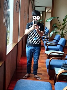 「でんぱ組.inc」｜クラックス三世(梅味)さん（メンズ・170cm）の冬コーディネート