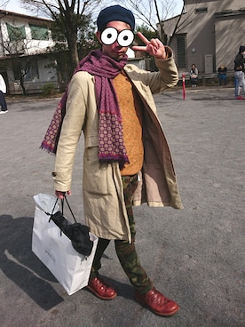 クラックス三世(梅味)さん（メンズ・170cm）の春コーディネート