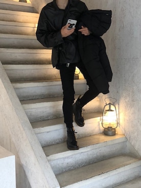 かずや®︎さん（メンズ・174cm）の冬コーディネート