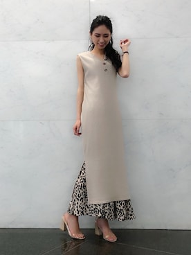 NOZOMI TANAKAさん（レディース・157cm）の夏コーディネート