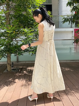 NOZOMI TANAKAさん（レディース・158cm）の春コーディネート