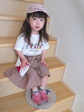 SOKI♥RINKAさん（キッズ・74cm）の夏コーディネート