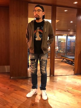 DUKASHUNさん（メンズ・175cm）の冬コーディネート