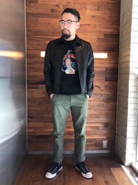 DUKASHUNさん（メンズ・175cm）の冬コーディネート