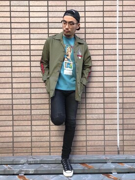 DUKASHUNさん（メンズ・175cm）の冬コーディネート