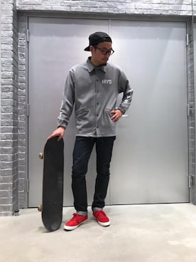 DUKASHUNさん（メンズ・175cm）の冬コーディネート