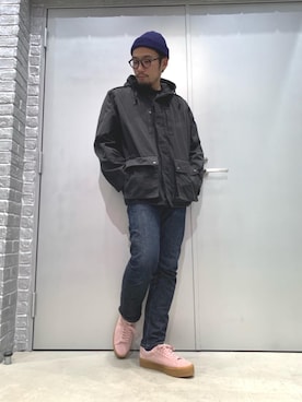 DUKASHUNさん(メンズ・175cm)の冬コーディネート