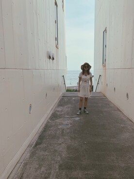 「adsr」｜「アイテム（帽子）」を使った、hana.wさん（レディース・160cm）の春コーディネート