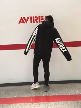 「アイテム（パーカー）」を使った、Kentaさん（メンズ・166cm・10代）の秋コーディネート