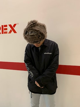 「アイテム（ブルゾン）」を使った、Kentaさん（メンズ・166cm・20代）の冬コーディネート