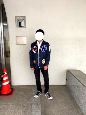 「FELCO（フェルコ）のアイテム（ナイロンジャケット）」を使った、SGRさん（メンズ・168cm）の秋コーディネート