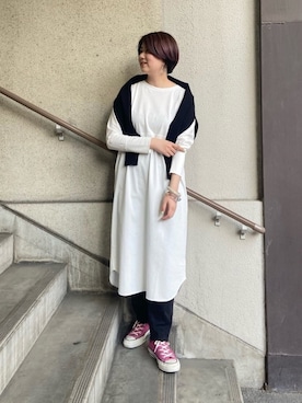 「kbf_ootd」｜まこさん（レディース・160cm）の春コーディネート