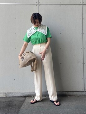 「kbf_ootd」｜まこさん（レディース・160cm）の春コーディネート