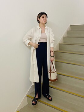 「kbf_ootd」｜まこさん（レディース・160cm）の春コーディネート