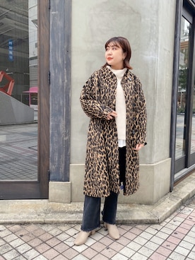 「Omekashi（オメカシ）のアイテム（その他アウター）」を使った、hayataさん（レディース・164cm）の秋コーディネート