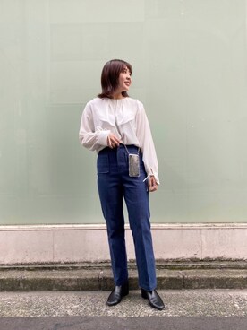 「Omekashi（オメカシ）のアイテム（PC・スマホグッズ/家電）」を使った、hayataさん（レディース・164cm）の冬コーディネート