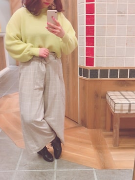 「先取りコーデ」｜𝕡𝕠𝕟さん（レディース・150cm）の冬コーディネート