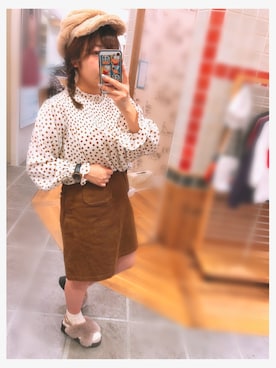 「広瀬すず」｜𝕡𝕠𝕟さん（レディース・150cm）の秋コーディネート