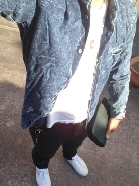 Louis Vuitton ルイヴィトン のクラッチバッグ グリーン系 を使ったメンズ人気ファッションコーディネート Wear