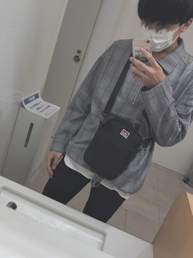 「BEN DAVIS（ベンデイビス）のアイテム（バッグ）」を使った、Hokkyoさん（メンズ・167cm）の春コーディネート